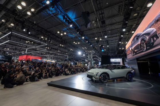 2025 뉴욕 국제 오토쇼 기아관 보도발표회 전경./기아