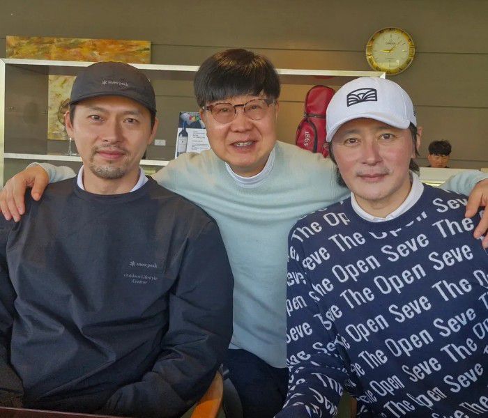 현빈(왼쪽부터), 임백천, 장동건./임백천 인스타그램