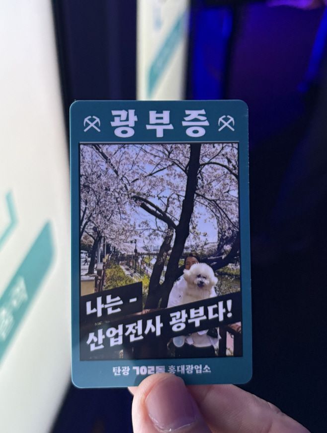 탄광 702동 광부자격증. / 이장원 기자