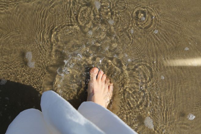 태안 기지포해수욕장 수퍼 어싱. / 한국관광공사 제공