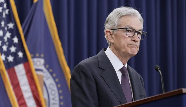 제롬 파월 미국 연방준비제도(Fed·연준) 의장이 18일(현지시간) 워싱턴DC 연준에서 연방공개시장위원회(FOMC) 정례회의 결과 기자회견을 열어 발언하고 있다./AP 연합