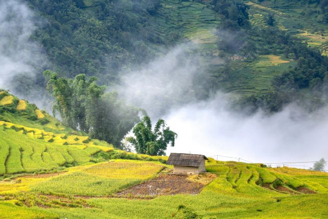 깟깟마을 계단식 논. / 하나투어 제공