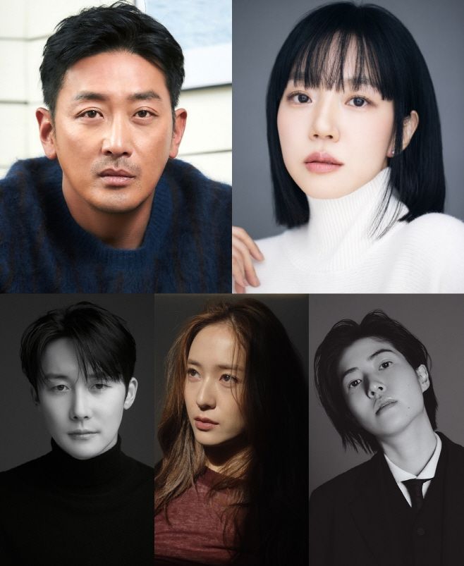 하정우(윗줄 왼쪽부터 시계 방향)·임수정·심은경·정수정·김준한/각사