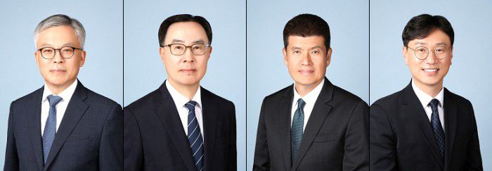 조남관 변호사(왼쪽부터) , 문승욱 고문, 최성호 고문, 최용선 수석전문위원. /법무법인 율촌