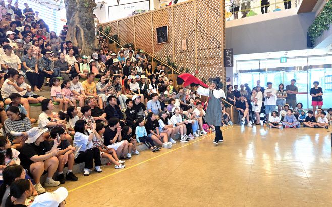 충남 서산시가 지난달 26일부터 8월3일까지 진행한 서산버드랜드 여름방학 특별프로그램 모습 /서산시