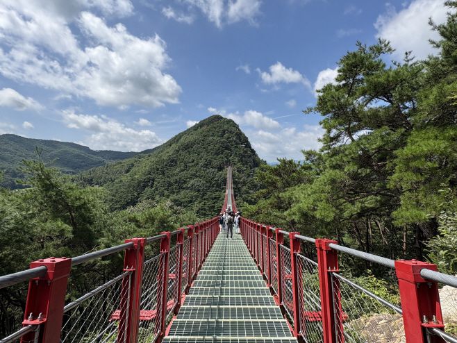 채계산 출렁다리. / 이장원 기자