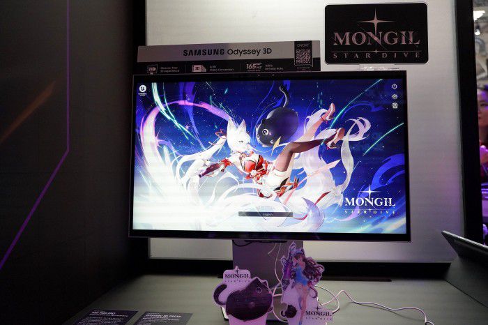 게임스컴 2025 '몬길: STAR DIVE' 시연 /사진=김동욱 기자