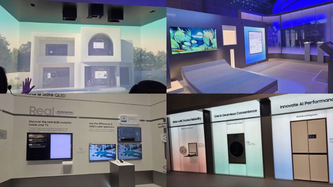 삼성전자의 부스 모습./김영진 기자