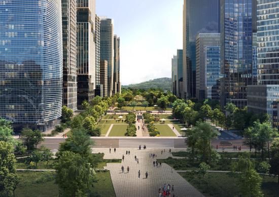 세운 녹지생태도심 조감도.