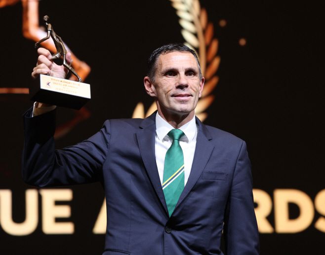 K리그 2025 대상 시상식에서 K리그1 감독상을 수상한 전북현대 모터스 거스 포옛 감독/연합