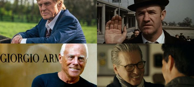 배우 로버트 레드포드(윗줄 왼쪽부터 시계 방향으로)와 진 해크먼, 발 킬머, 디자이너 조르지오 아르마니가 2025년 팬들에게 영원한 작별을 고했다./AFP연합뉴스·제공=티캐스트 IMDB