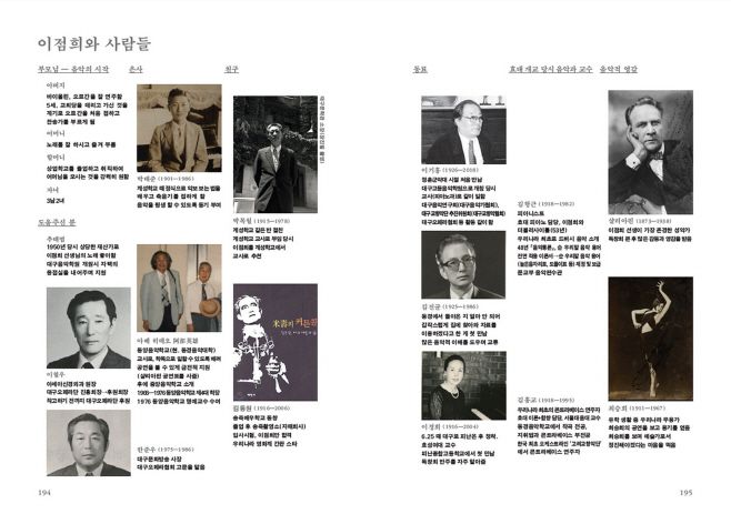 이점희 선생과 관련한 인물 관계도./대구시