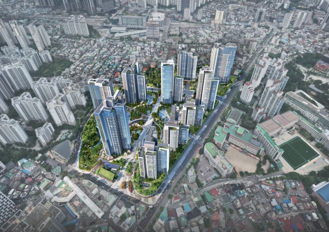 전농·답십리 재정비촉진지구 전농8구역 주택재개발 정비사업 조감도.