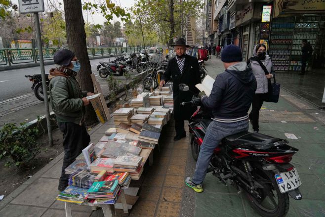 15일((현지시간) 이란 테헤란 거리  모습./AP·연합