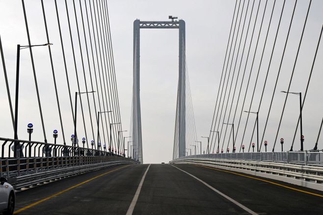 올해 1월초 개통한 청라하늘대교(제3연륙교) 전경. /인천시