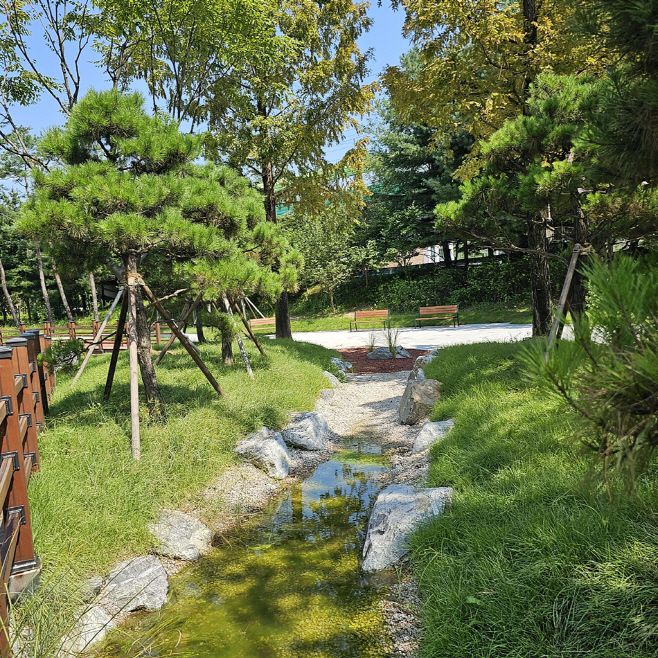 의정부시 녹양동에 위치한 군마근린공원 일원 모습./의정부시