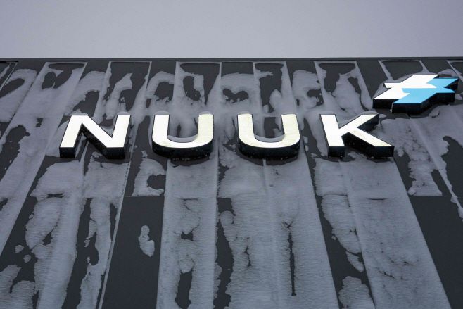 19일(현지시간) 찍은 그린란드 누크공항./AFP·연합