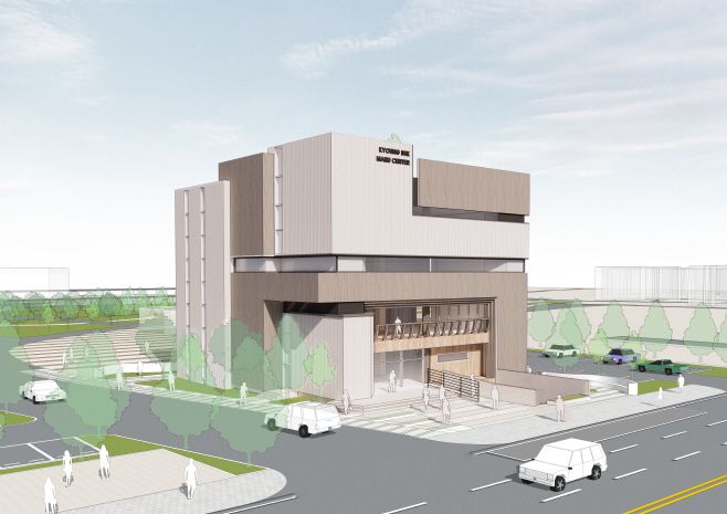 안동시에 조성하는 경북愛마루 ALL-CARE센터 조감도/안동시