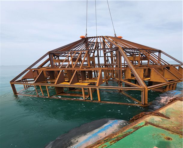 인공어초 시설 설치 작업/인천시