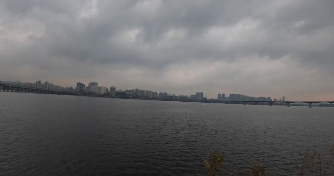 오즈모 액션 6으로 촬영한 한강 전경 캡쳐/ 정아름 기자