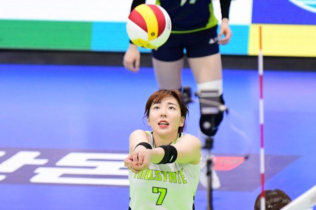 결국 생애 마지막 경기가 된 2월 15일 안방 경기에 출전 중인 고유민. 한국배구연맹(KOVO) 제공