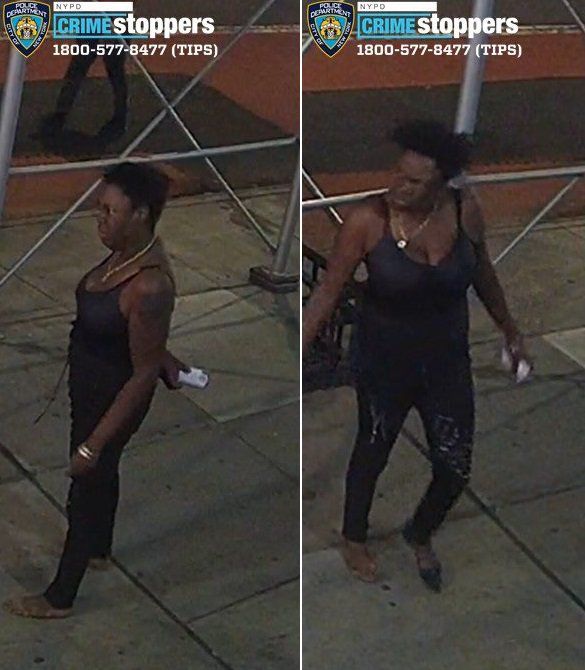 아시안에게 망치를 휘두른 흑인 여성. 사진=NYPD 증오범죄팀 제공