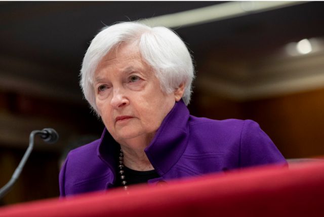 22일의 단호했던 옐런 재무장관. 그러나 다음날 말을 바꿈. 워싱턴=AP 뉴시스