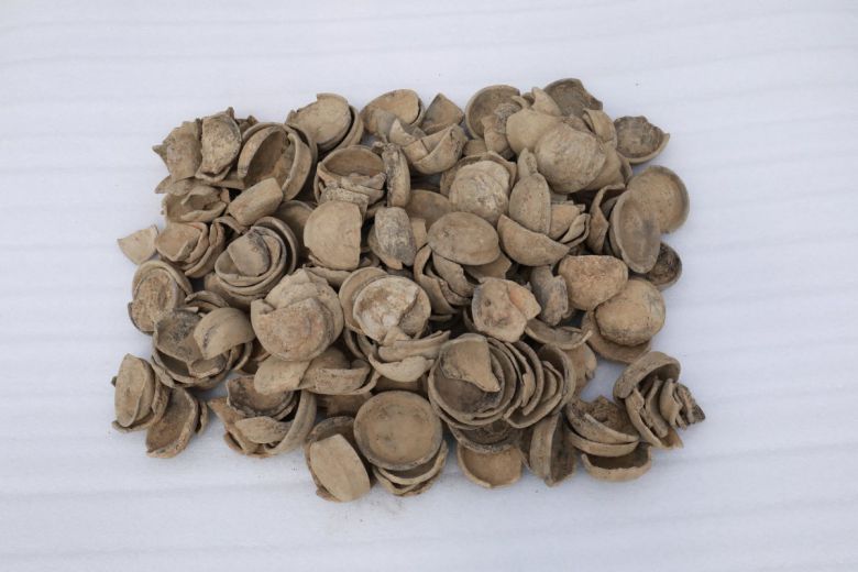 경북 경주 황룡사터 서회랑 서편지구에서 출토된 등잔들. 국립경주문화재연구소는 “등잔이 한꺼번에 1700여 점이 출토된 건 처음”이라고 했다. 국립경주문화재연구소 제공