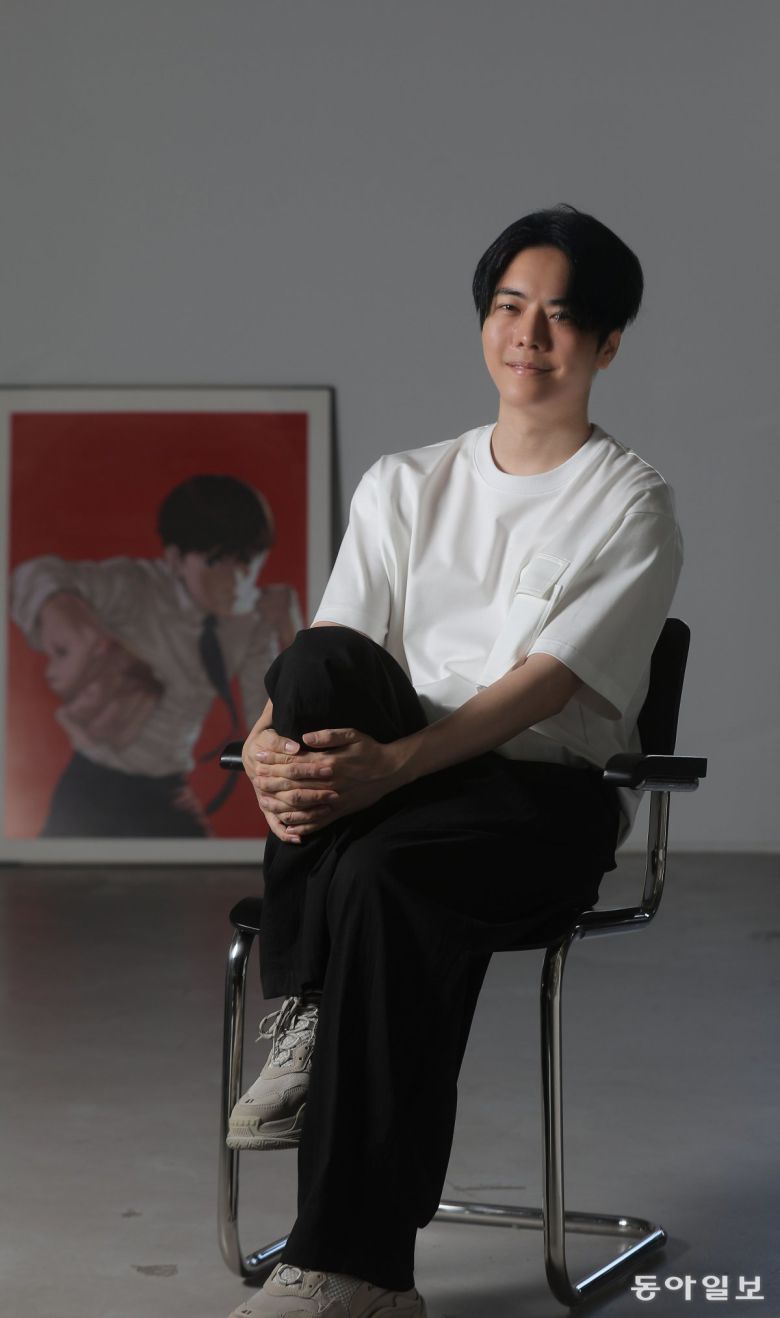 서울 강남구 박태준만화회사 사옥에서 박태준 작가. 송은석기자 silverstone@donga.com