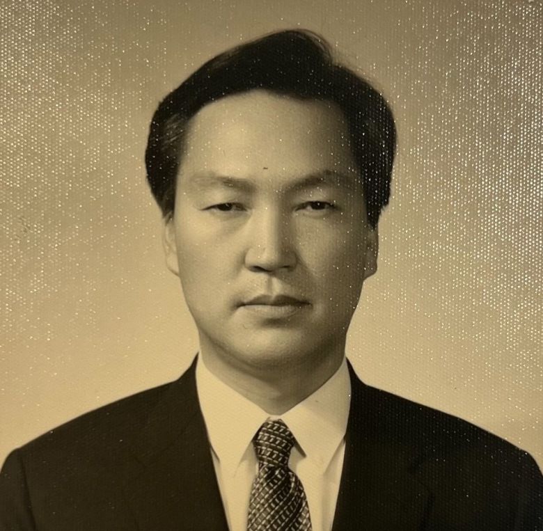 젊은 시절의 윤기중 연세대 명예교수. 대통령실 제공