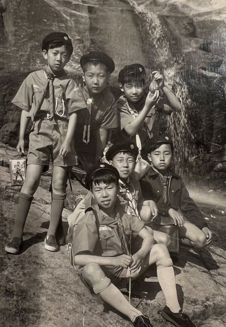 윤석열 대통령의 보이스카웃 활동 시절. 대통령실 제공