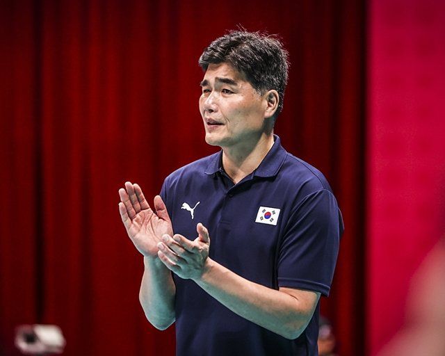 임도헌 한국 남자 배구 대표팀 감독. 아시아배구연맹(AVC) 제공