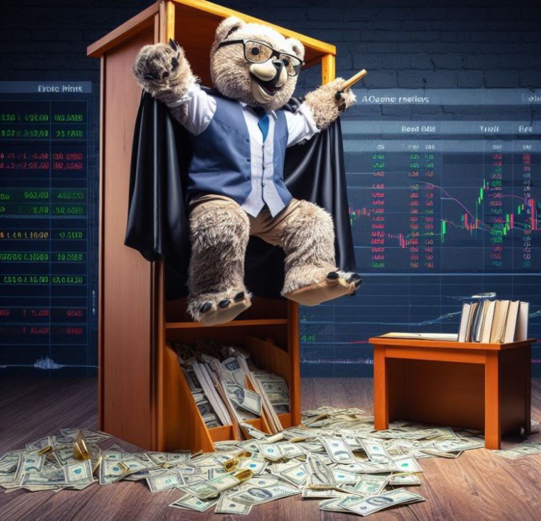 공매도 투자자는 약세장(베어마켓)에 베팅해 돈을 번다. 이 때문에 공매도가 주가 하락을 더 가속화한다고 보는 이들이 많다. 사진은 MS의 AI 크리에이터로 만든 이미지.