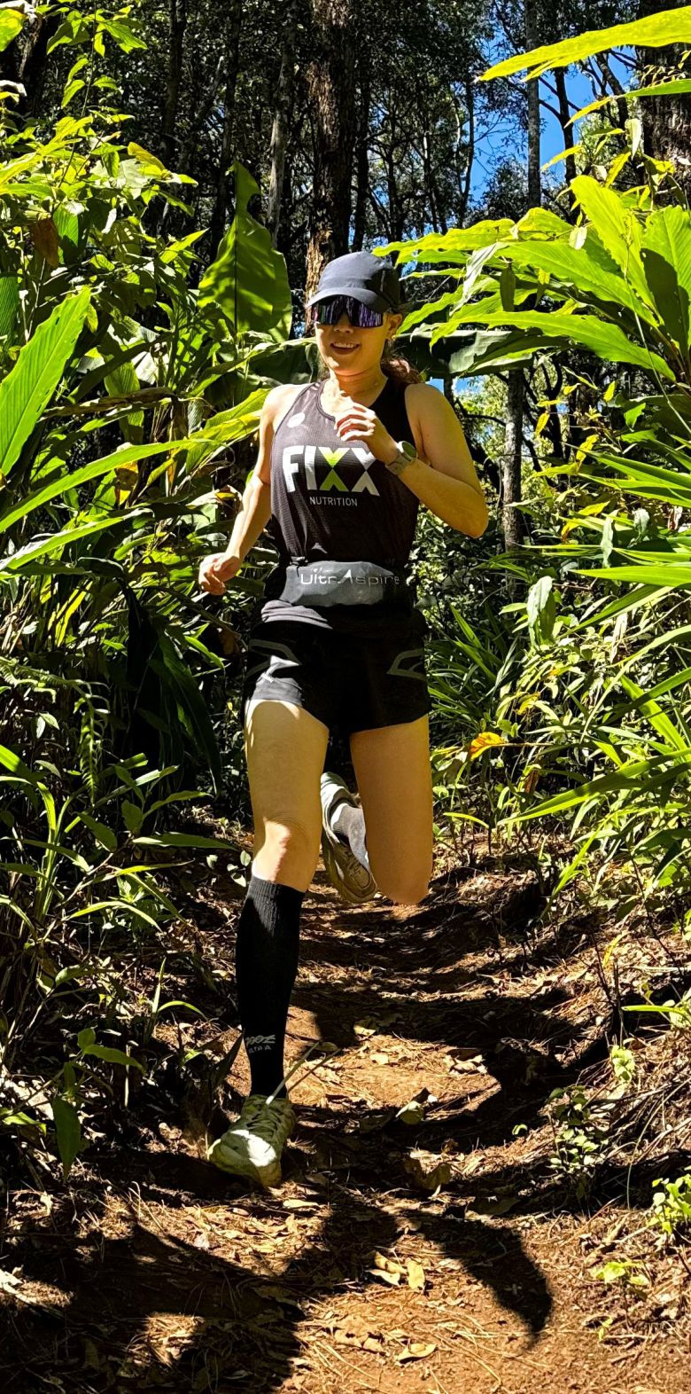 김지원 씨가 산을 질주하고 있다. 김지원 씨 제공.