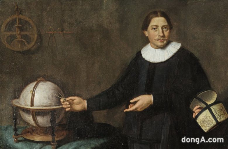 네덜란드 출신 탐험가 아벨 타스만 초상화. 기아 호주법인 티저 영상에서 이스터에그로 등장했다.