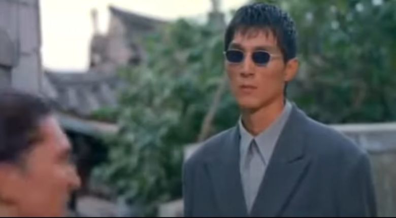 영화 런어웨이(1995)에서의 장세진.  유튜브 캡쳐