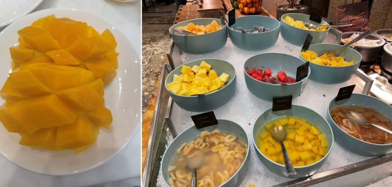 메리어트 카페에 있는 다양한 과일. 이혜원 동아닷컴 기자 hyewon@donga.com