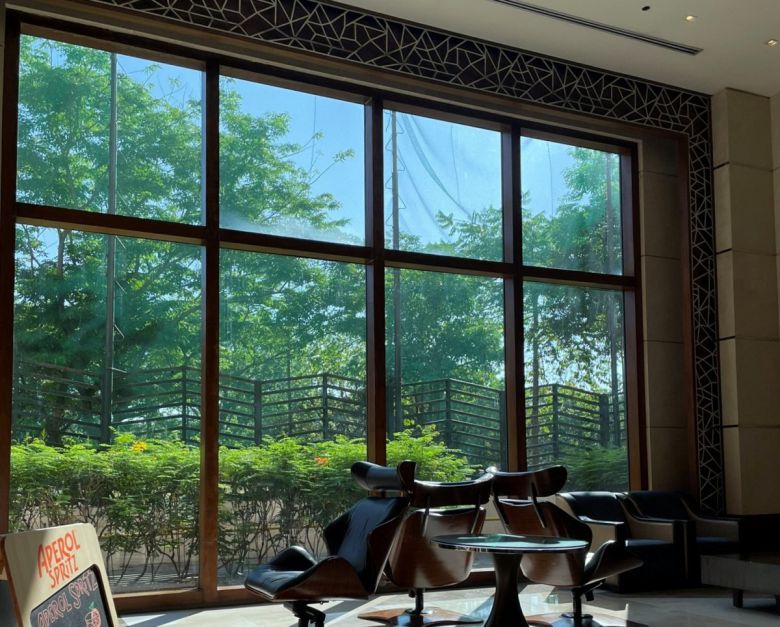 메리어트 호텔 마닐라 ‘웨스트 윙’ 로비. 이혜원 동아닷컴 기자 hyewon@donga.com