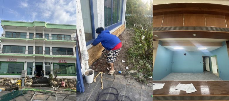 한승재 씨는 중국집이 있던 공간을 업타운 직원들과 함께 직접 개조해 막국수 식당으로 만들었다. 본인 제공