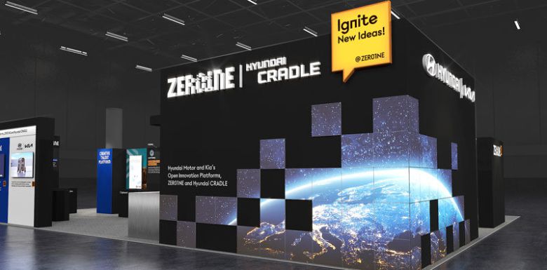 현대자동차그룹 오픈 이노베이션 플랫폼 제로원이 혁신 스타트업 10곳의 전시를 지원한다. 현대차그룹 제공