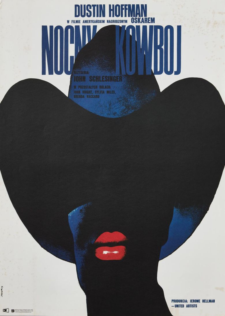 1950∼1960년대 ‘폴란드 포스터파’의 작품 중 회화로 표현한 영화 포스터들. 발데마르 시비에지의 ‘선셋대로’, 예지 플리삭의 ‘로마의 휴일’, 시비에지의 ‘미드나이트 카우보이’(위쪽부터). 이함캠퍼스 제공