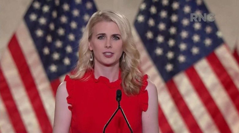 2020년 공화당 전당대회에서 연설하는 하프. 사진 출처 공화당 전당대회 유튜브