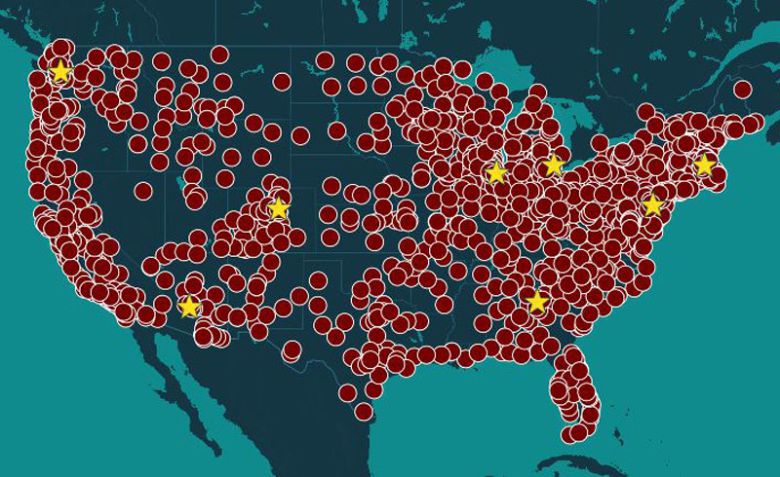 5일 미국 전역에서 도널드 트럼프 2기 행정부의 주요 정책에 반대하는 1300여 건의 시위가 열렸다. 사진 출처 ‘핸즈 오프’ 홈페이지