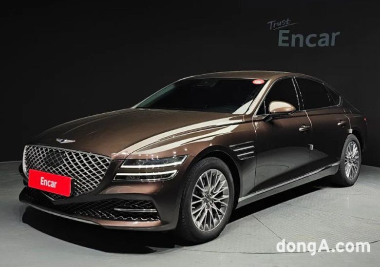 21년식 제네시스 G80 (RG3) 가솔린 2.5 터보 AWD. 엔카닷컴 제공