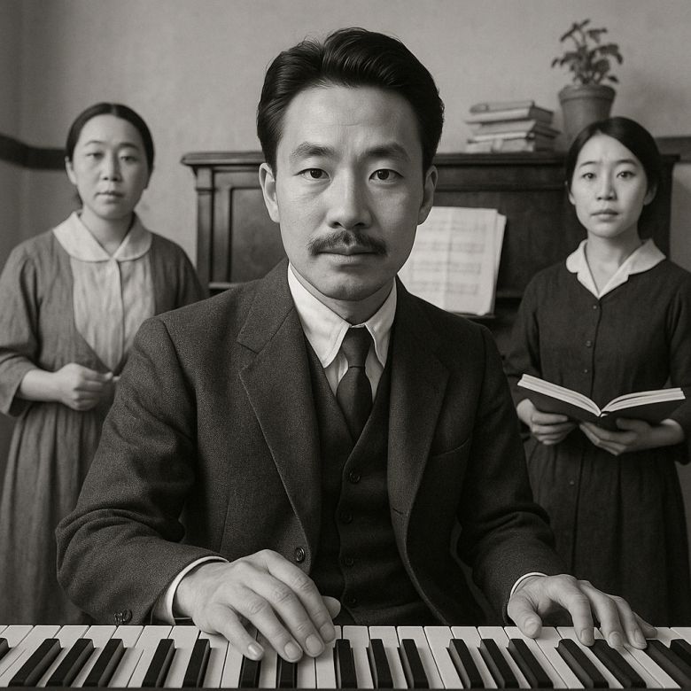 주제를 강조하는 방식의 사진 촬영의 예. chatGPT로 제작한 이미지임.