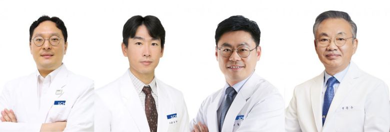 순천향대 부천·천안병원 외과 공동 연구팀(왼쪽부터 최윤영·윤종혁·송금종·이문수 교수)