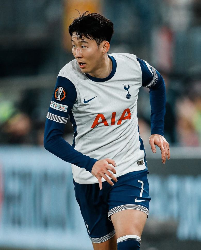 2024~2025시즌 UEFA 유로파리그 결승전에서 프로 무대 첫 우승에 도전하는 손흥민. 동아일보DB.