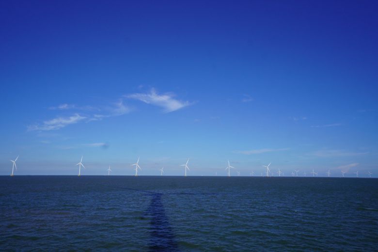 베트남 남부 티엔장성의 탄푸동 해상풍력 발전 단지. SK이노베이션 E&S 제공