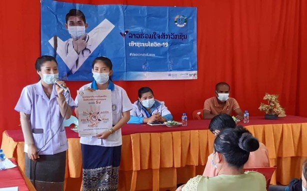 Kae 지역 이동 보건 교육. 사진제공=굿네이버스