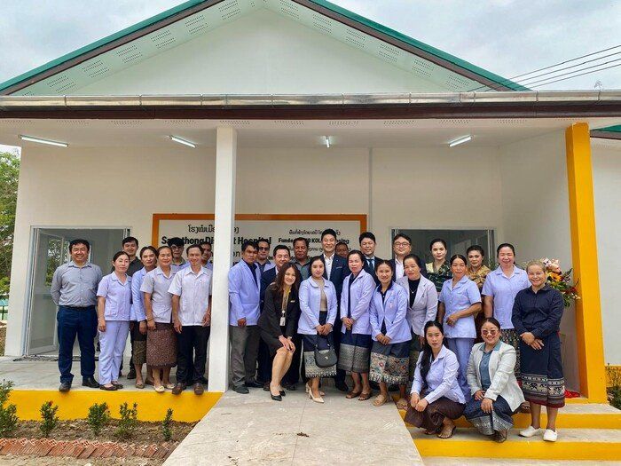 상통군 지역 병원 진료소 구축 개소식. 사진제공=굿네이버스